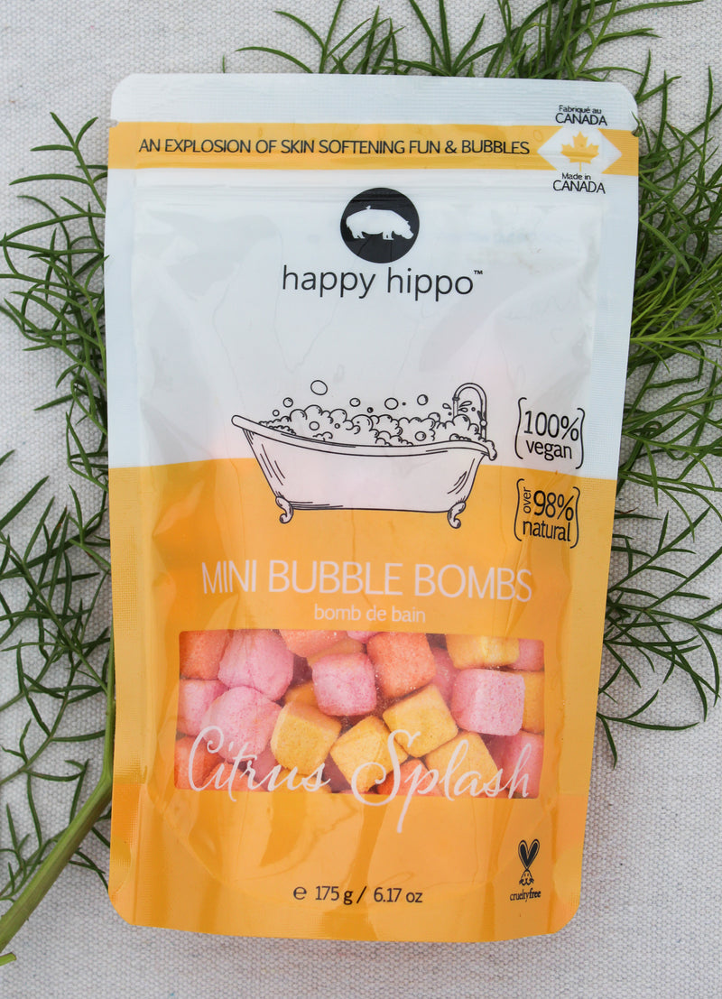 Happy Hippo CITRUS SPLASH Mini Bath Bombs