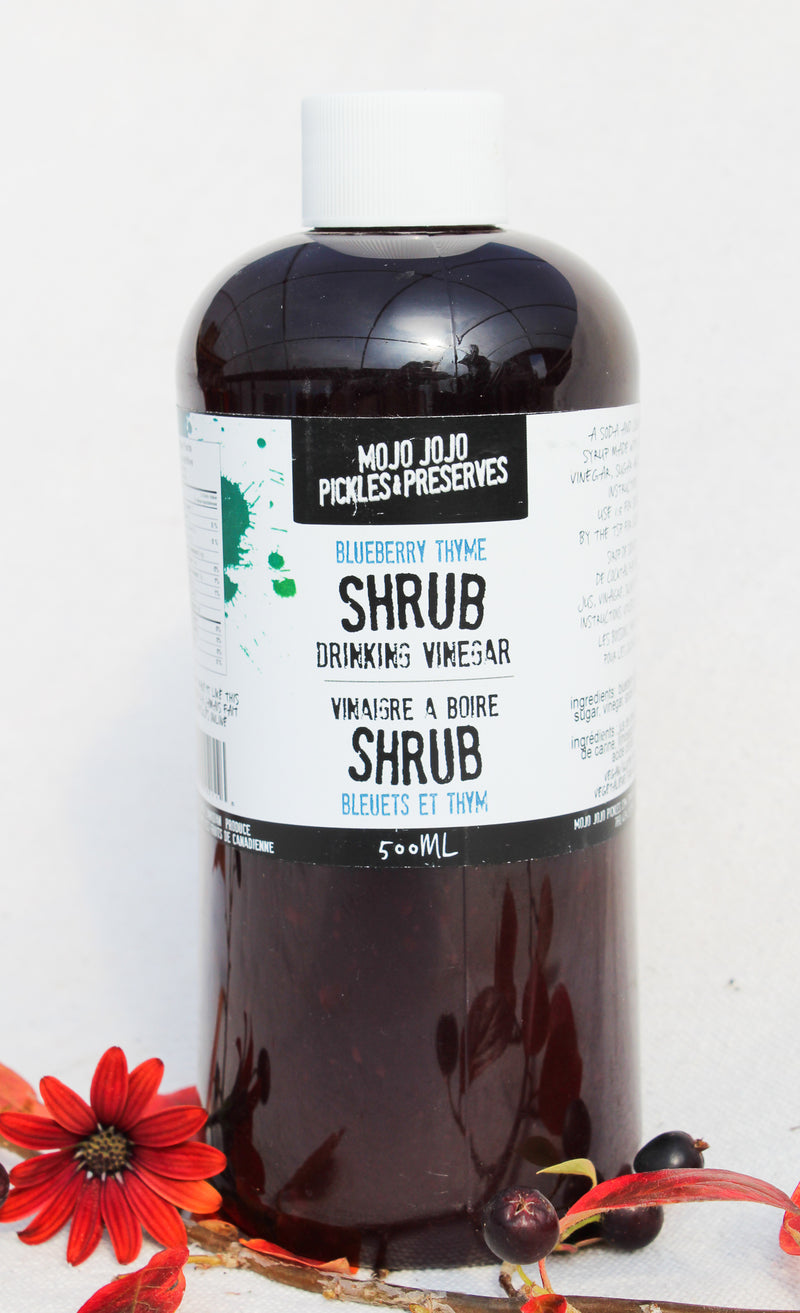 Shrub Drinking Vinegar- Blueberry Thyme