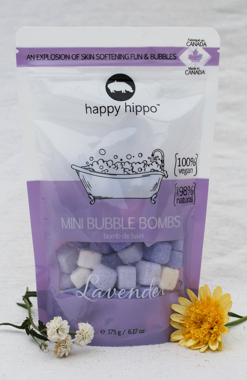Happy Hippo LAVENDER Mini Bath Bombs