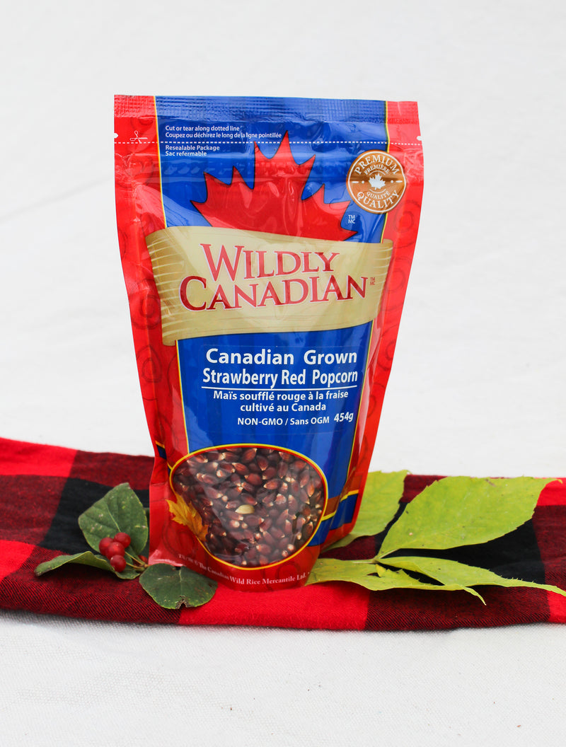 Wildly Canadian- Strawberry Red Popcorn